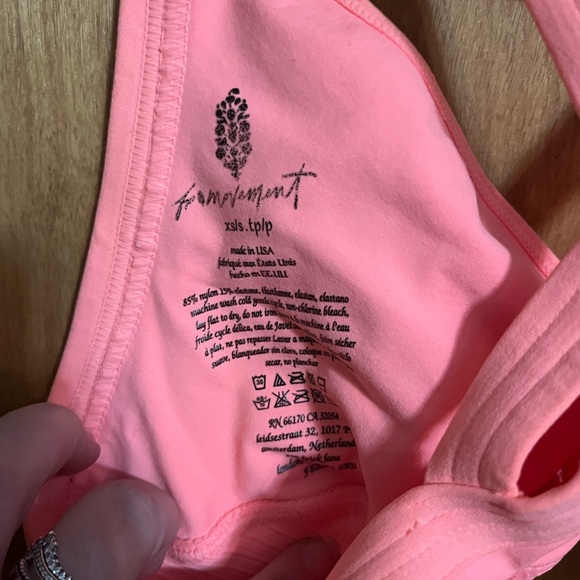 Free People Movement Pink Sports Bra - Picture 3 of 4